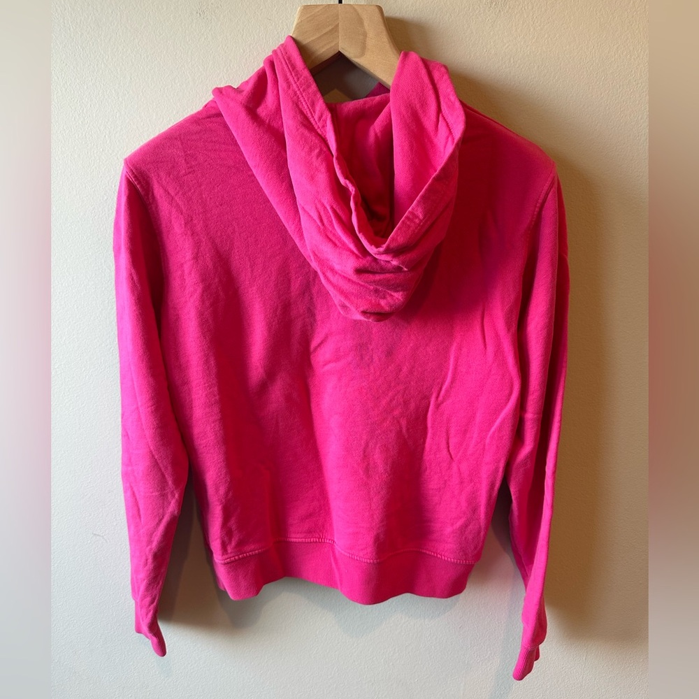Frankie's Bikinis Bright Pink Hoodie with Logo Tag Size Small - Picture 2 of 5